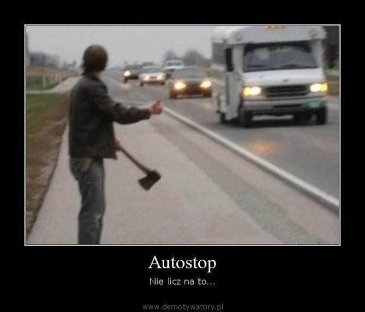 Bezpieczeństwo podczas autostopu