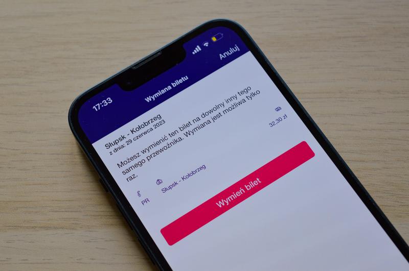 Instrukcja zwrotu online Koleo