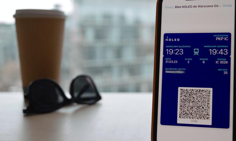 Rodzaje biletów Koleo