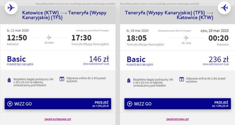 Jak długo trwa lot z Teneryfy do Katowic? Oto wszystko, co musisz wiedzieć!