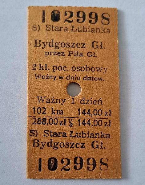 Wymiana biletu PKP