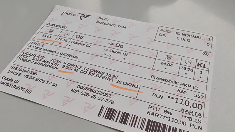 Zmiana daty biletu PKP