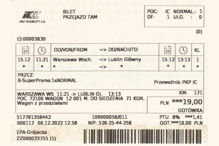 Jak skutecznie pokazać bilet PKP podczas podróży?