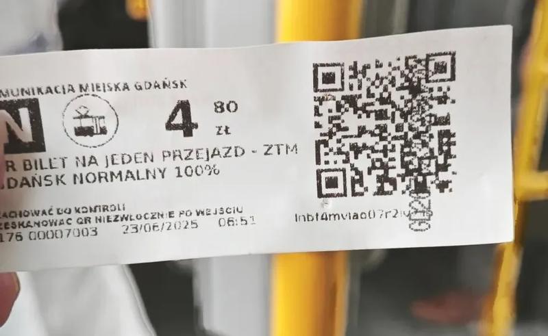 Aktywowana bilet ZTM