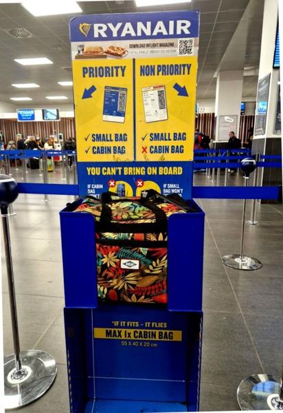 Bagaż rejestrowany w Ryanair