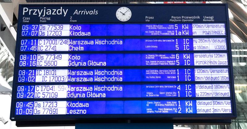 Opóźnienia PKP