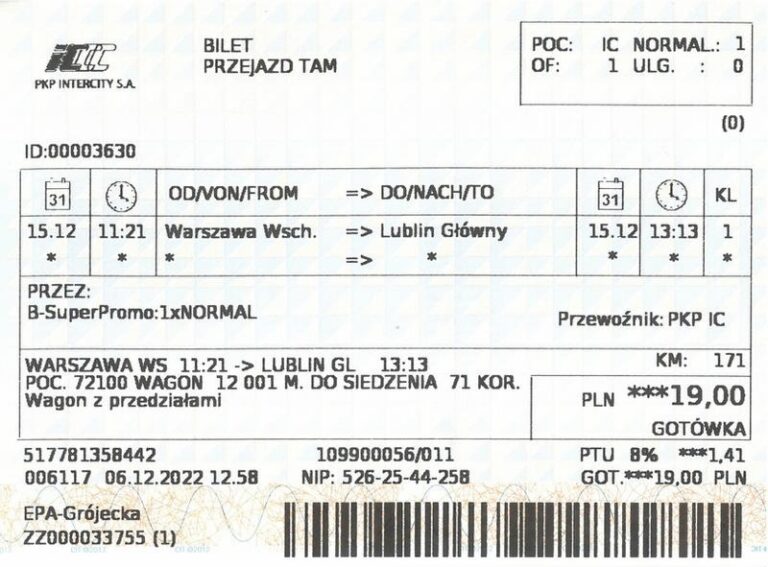 Co oznacza n na bilecie PKP? Odkrywamy tajemnice podróży pociągiem!