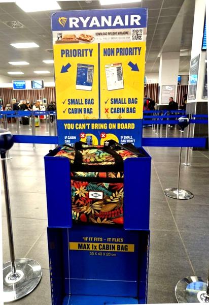 Przepisy bagażu Ryanair