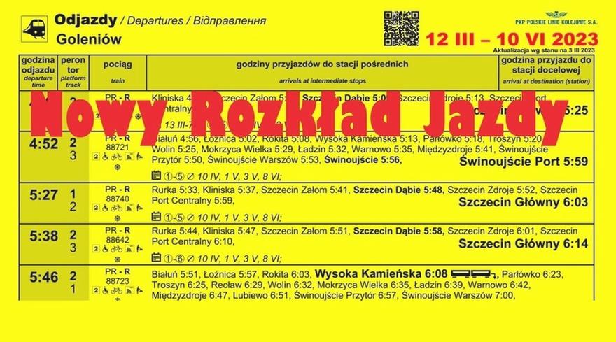 Rozklad jazdy PKP