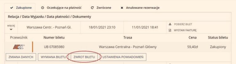 Europodróże: jak zwrócić bilet i odzyskać pieniądze