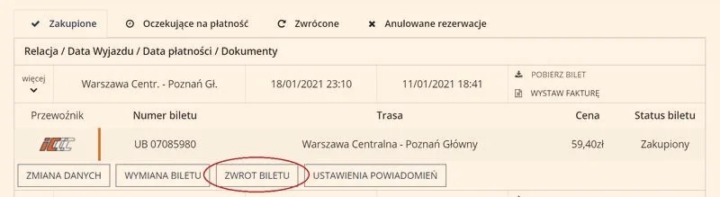 Europodróże: jak zwrócić bilet i odzyskać pieniądze