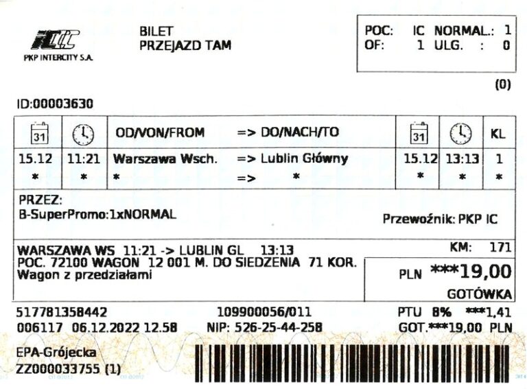 Jak zmienić datę wyjazdu na bilecie PKP: szybki poradnik krok po kroku