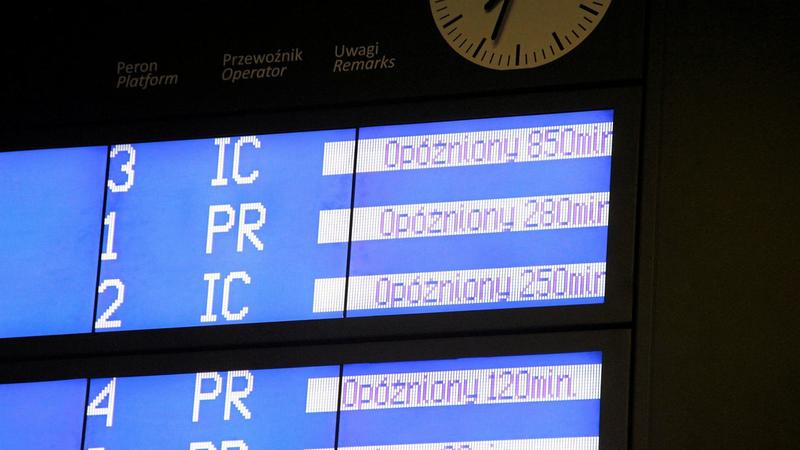 Informacje o opóźnieniach